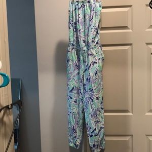 Lilly Pulitzer Strapless Jumpsuit